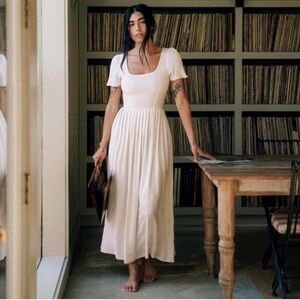 Christy Dawn Scarlet Dress Off White Women’s Size Medium